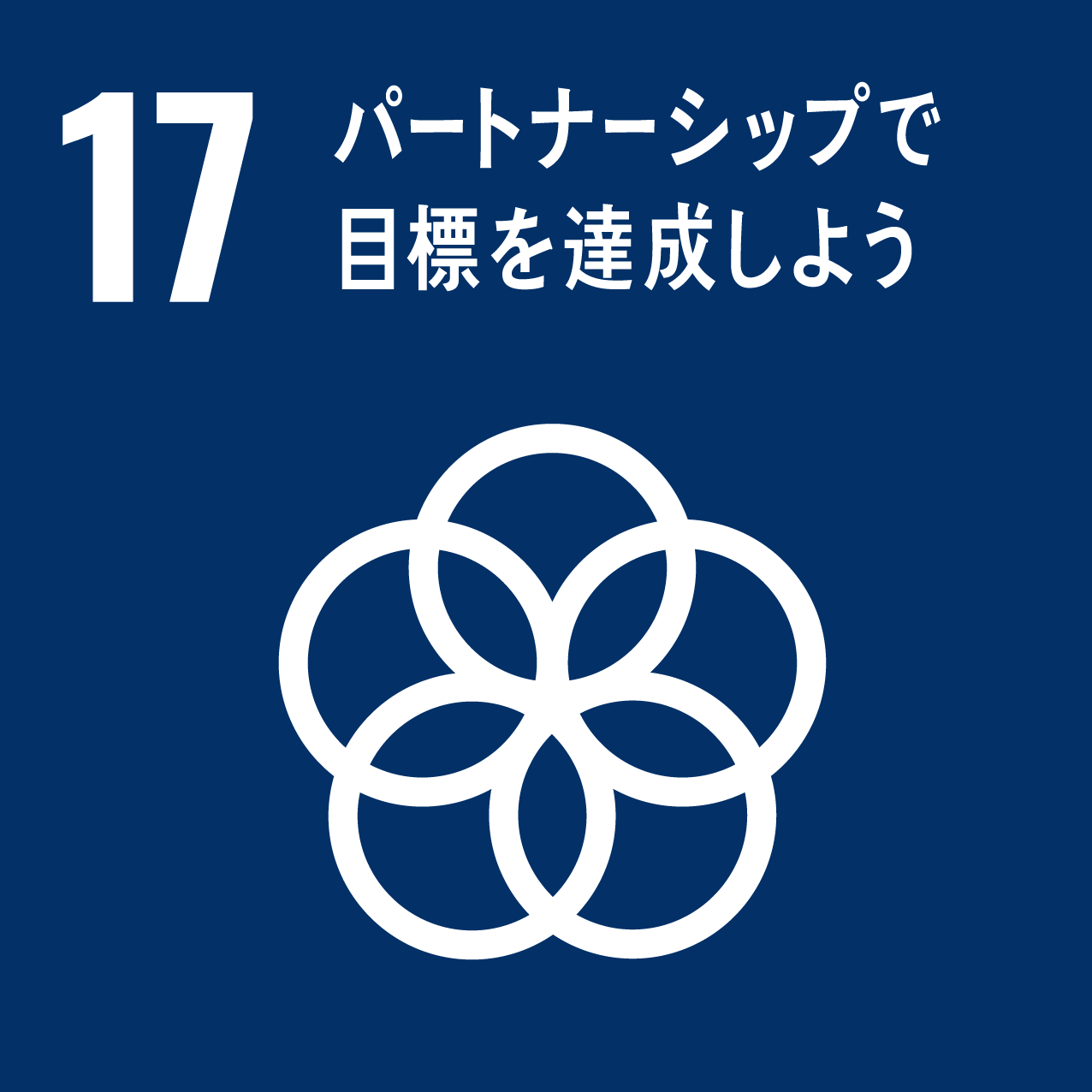 SDGsアイコン17番